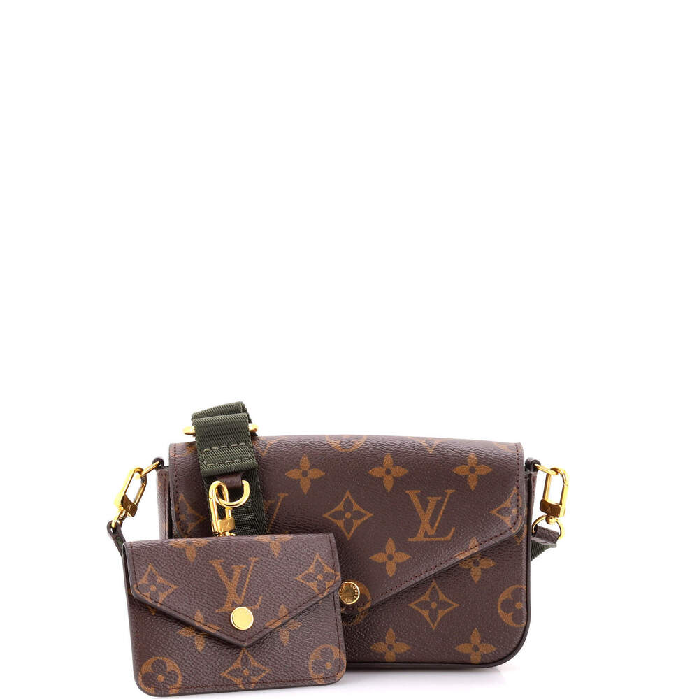 Louis Vuitton Felicie Strap & Go Handbag Monogram Canvas